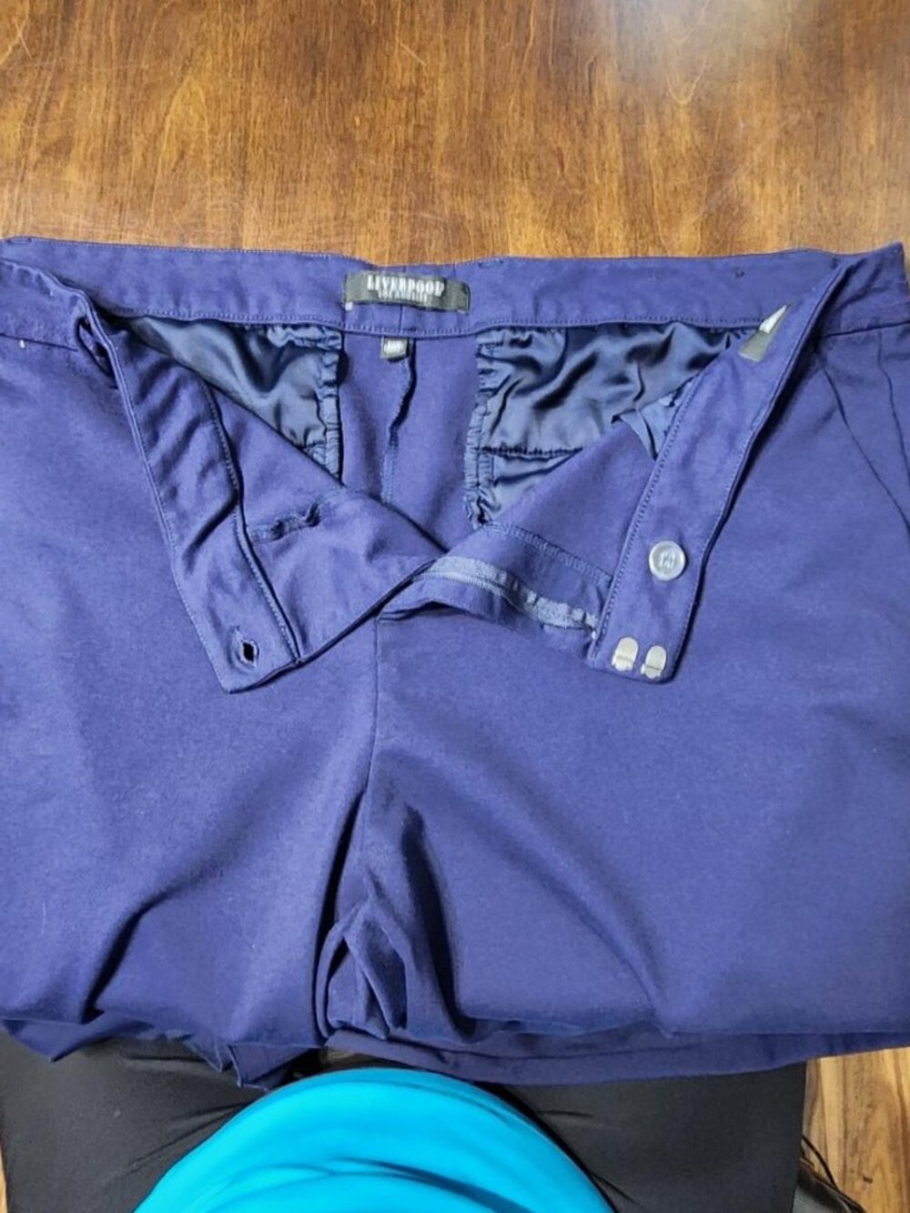 Liverpool Los Angeles Kelsey Navy Dress Pants Women’s size 24W - Picture 6 of 16